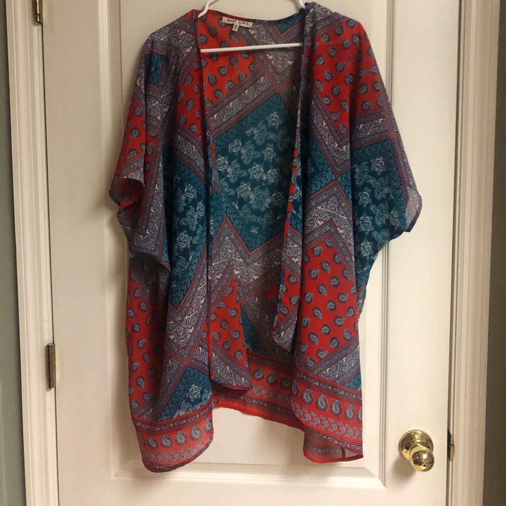 SPEED LIMIT BRIGHT COLORED KIMONO SIZE MEDIUM
